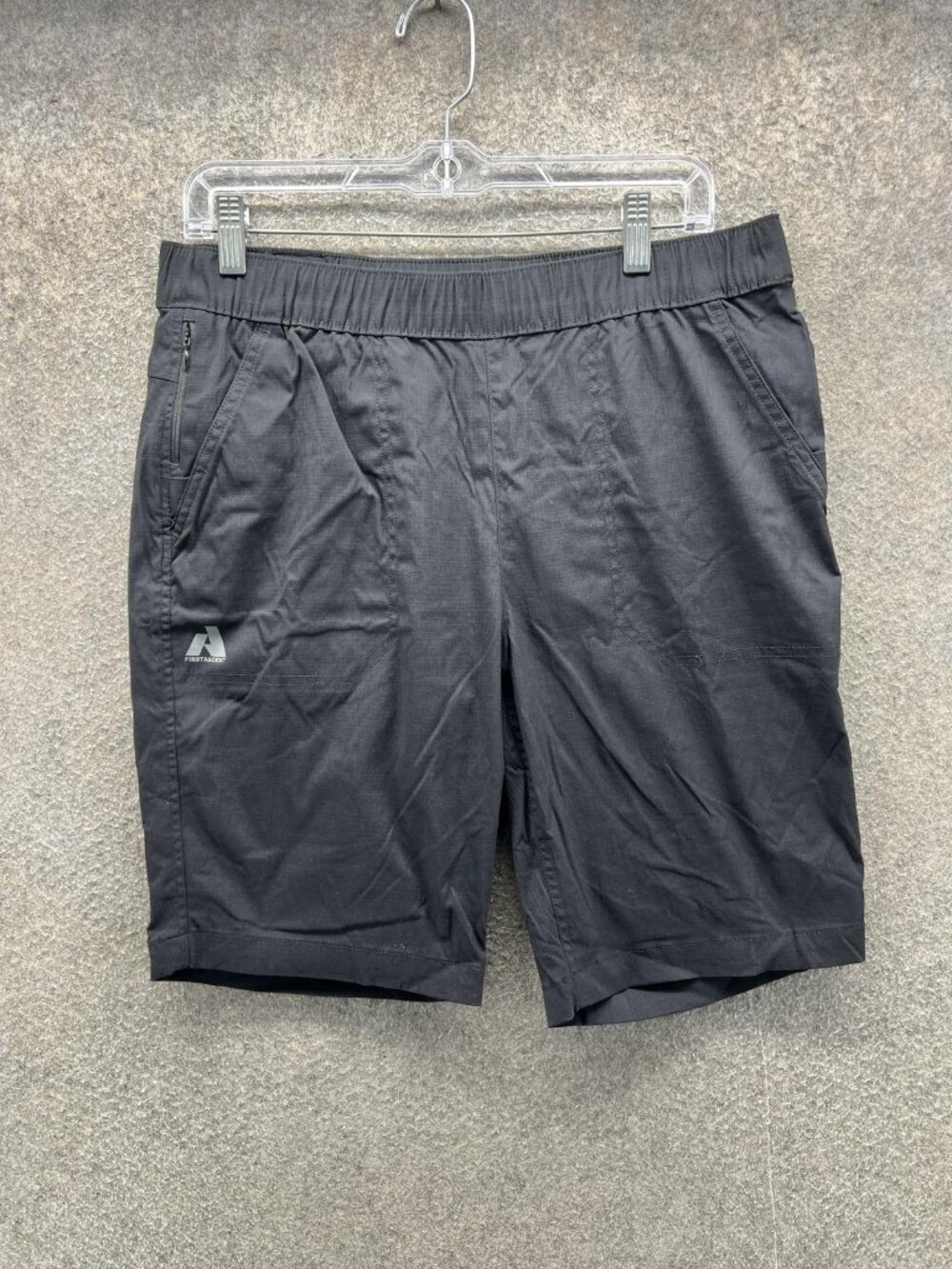 Eddie Bauer Shorts Womens T10 Black 8 In Hiking First Ascent Stretch Athletic